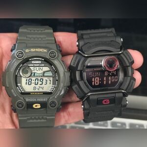 Casio G-Shock Digital Watch - Black and Green G7900 And Gd400